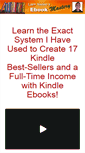 Mobile Screenshot of ebookwritingmastery.com